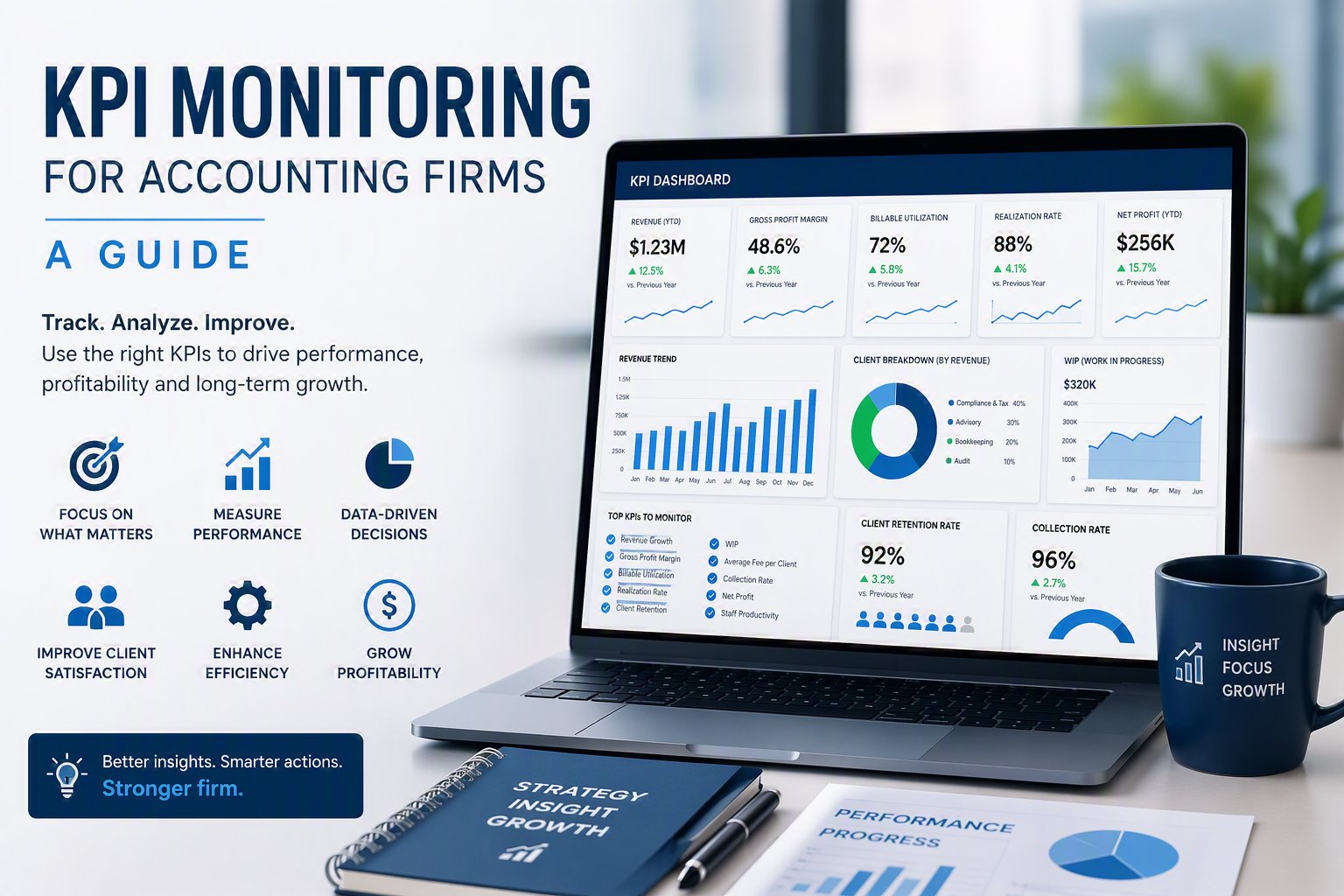CCH Practice KPI monitoring performance dashboard